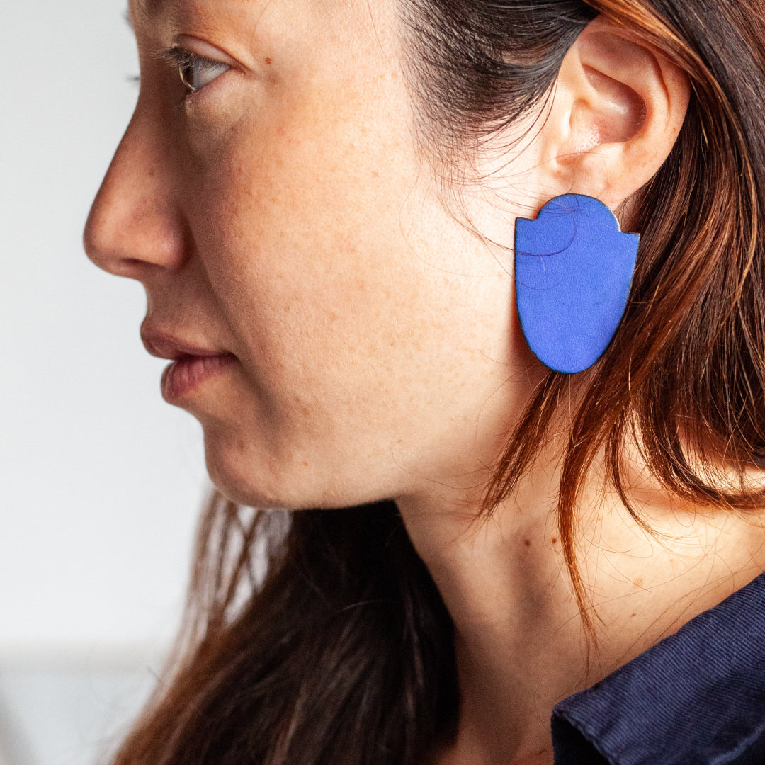 Boucles d'oreilles "Emblèmes bleus"